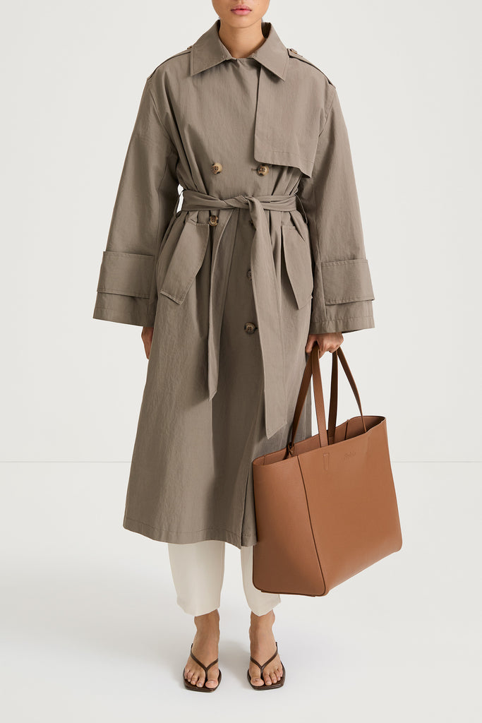 SIENA TRENCH COAT - MUD – Stylein