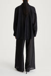 black transparent shirt stylein brailee back