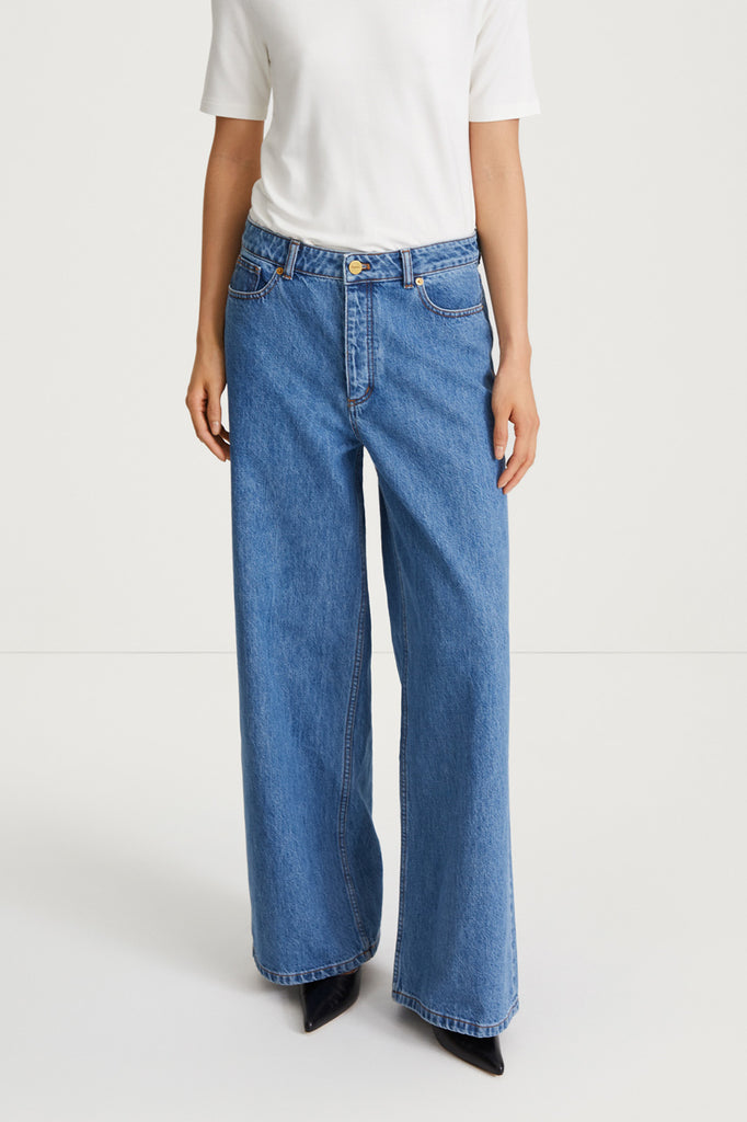 Jean Vintage Bootcut Femme Vs. Miss - Taille M (38/10) - Bleu - Très Bon état Occasion