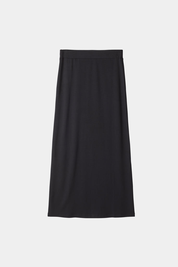jersey long skirt Black 01サイズ Jersey Maxi Skirt (Black)