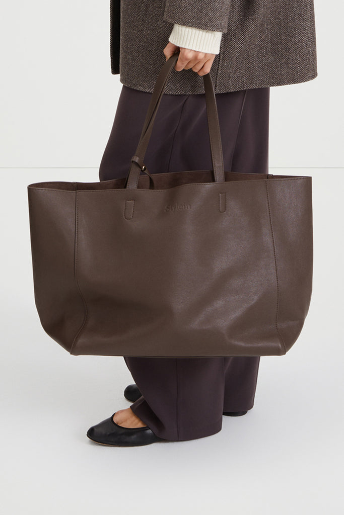 Brand new Medium selling Coffee brown Fashion Shopping Bag