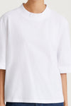 white tshirt cotton stylein jem  detail