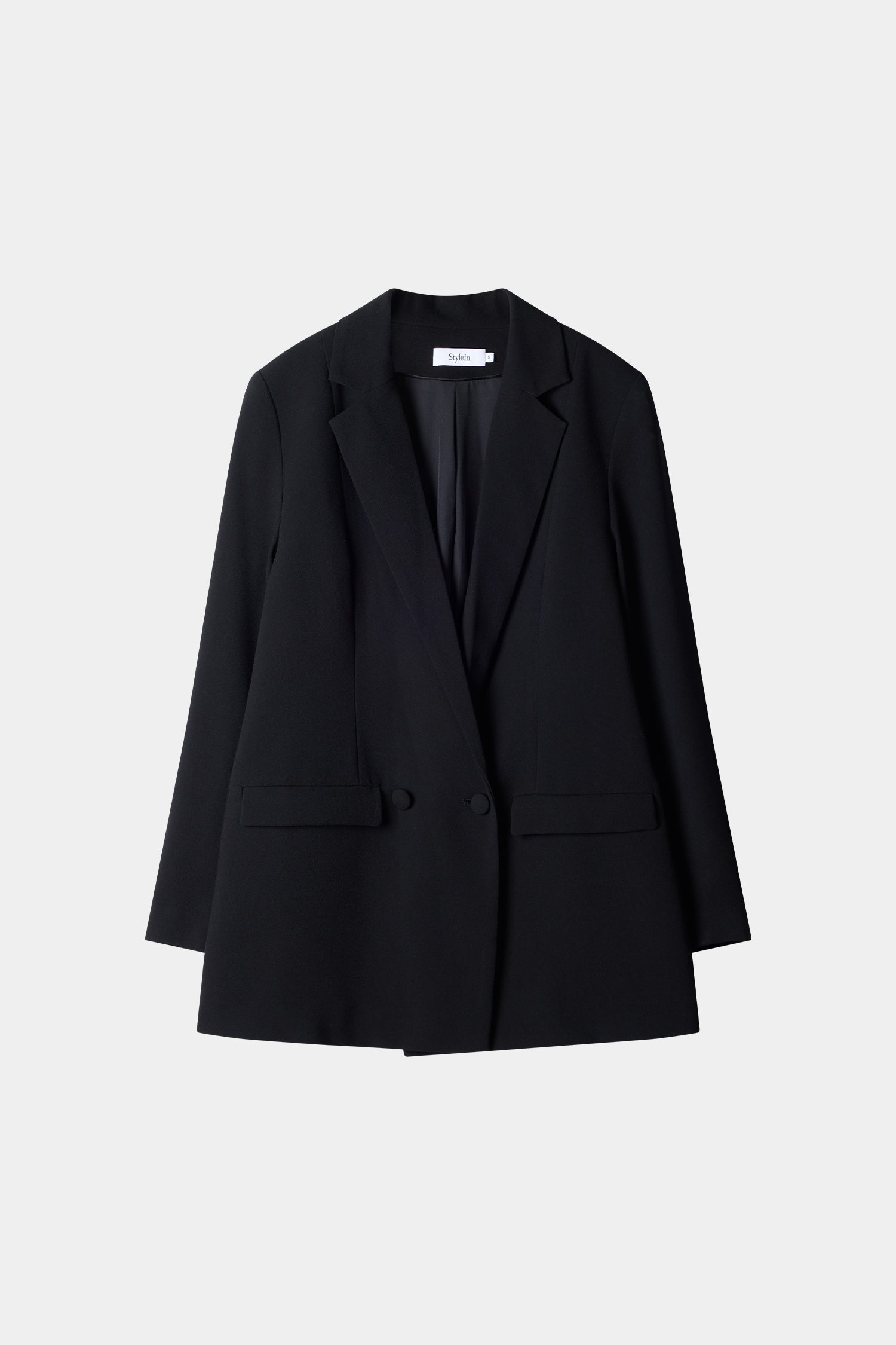STRAIGHT FITTED BLAZER - BENITO BLACK