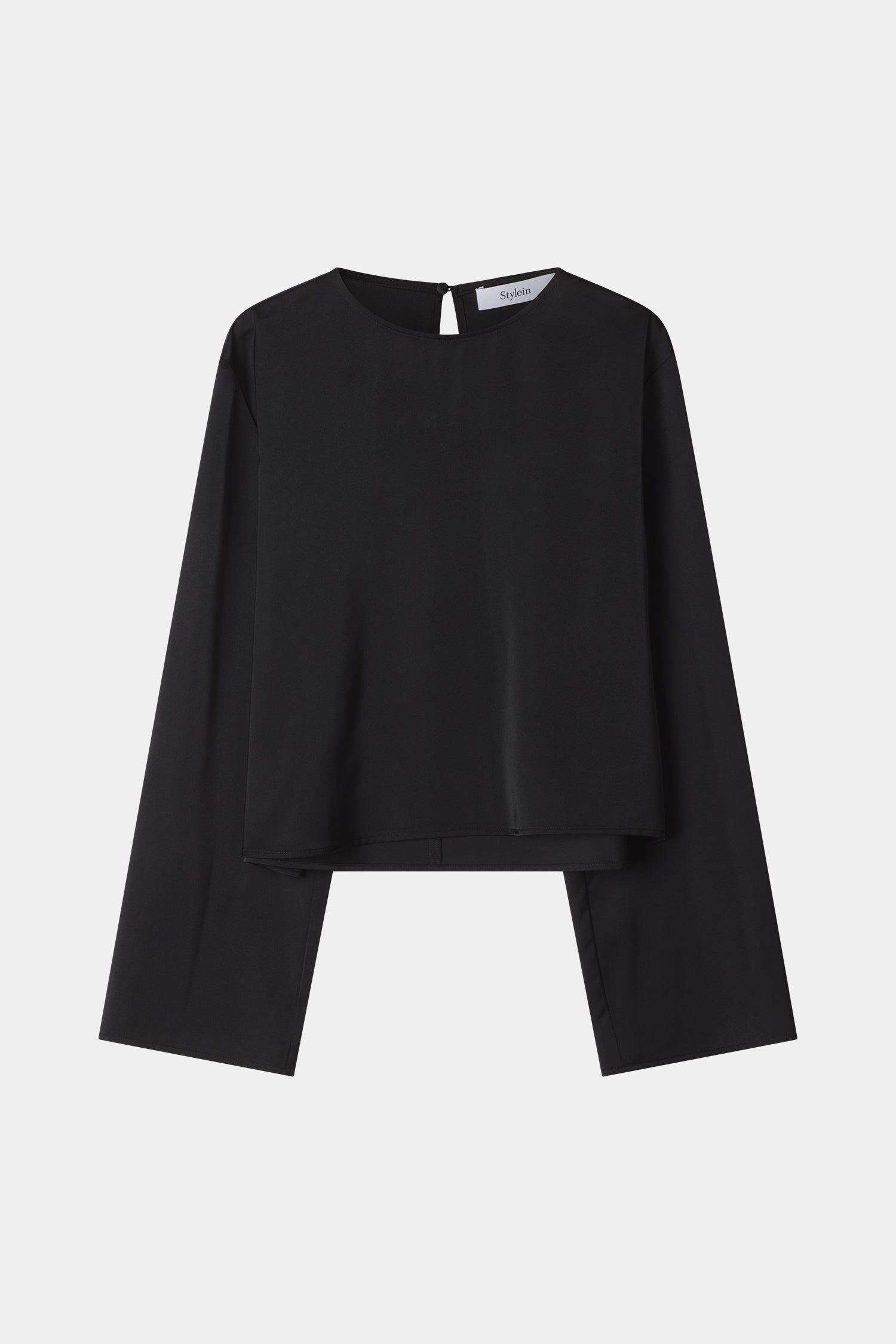 BLACK WIDE SLEEVE BLOUSE STYLEIN Mirai packshot