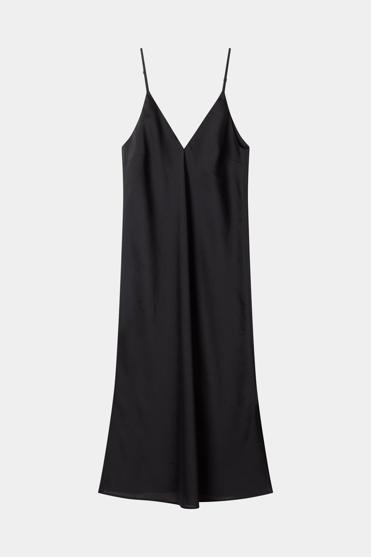 Babeline mid long v-neck slip dress praline stylein packshot