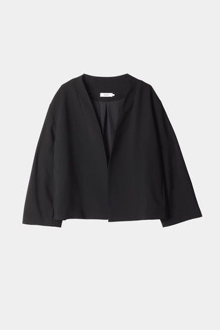 Barrea short jacket full length sleeves dropped shoulders black stylein packshot