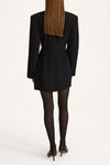 Beatrix dress black stylein front back