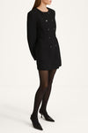 Beatrix dress black stylein front side image