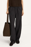 Belicia trousers coffee pinstripe stylein 