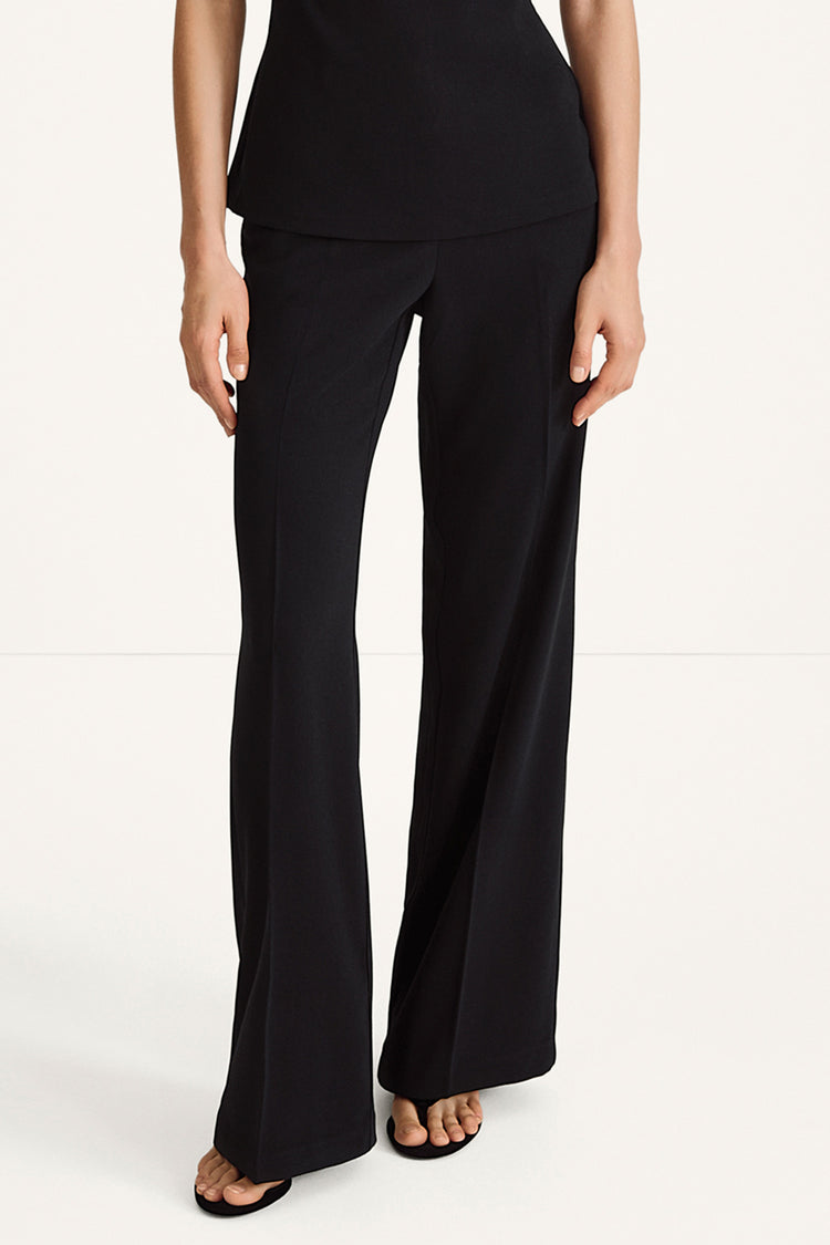 Berzo flared trousers black stylein model image front close