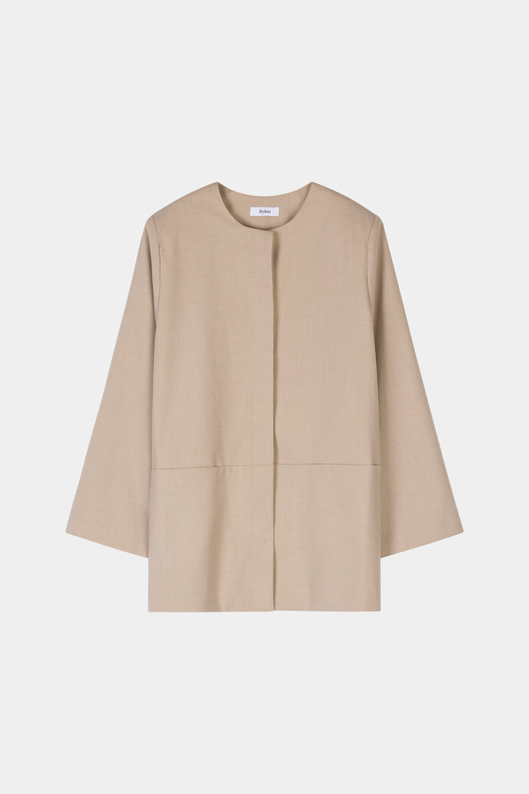 Blevio blazer sand stylein packshot front