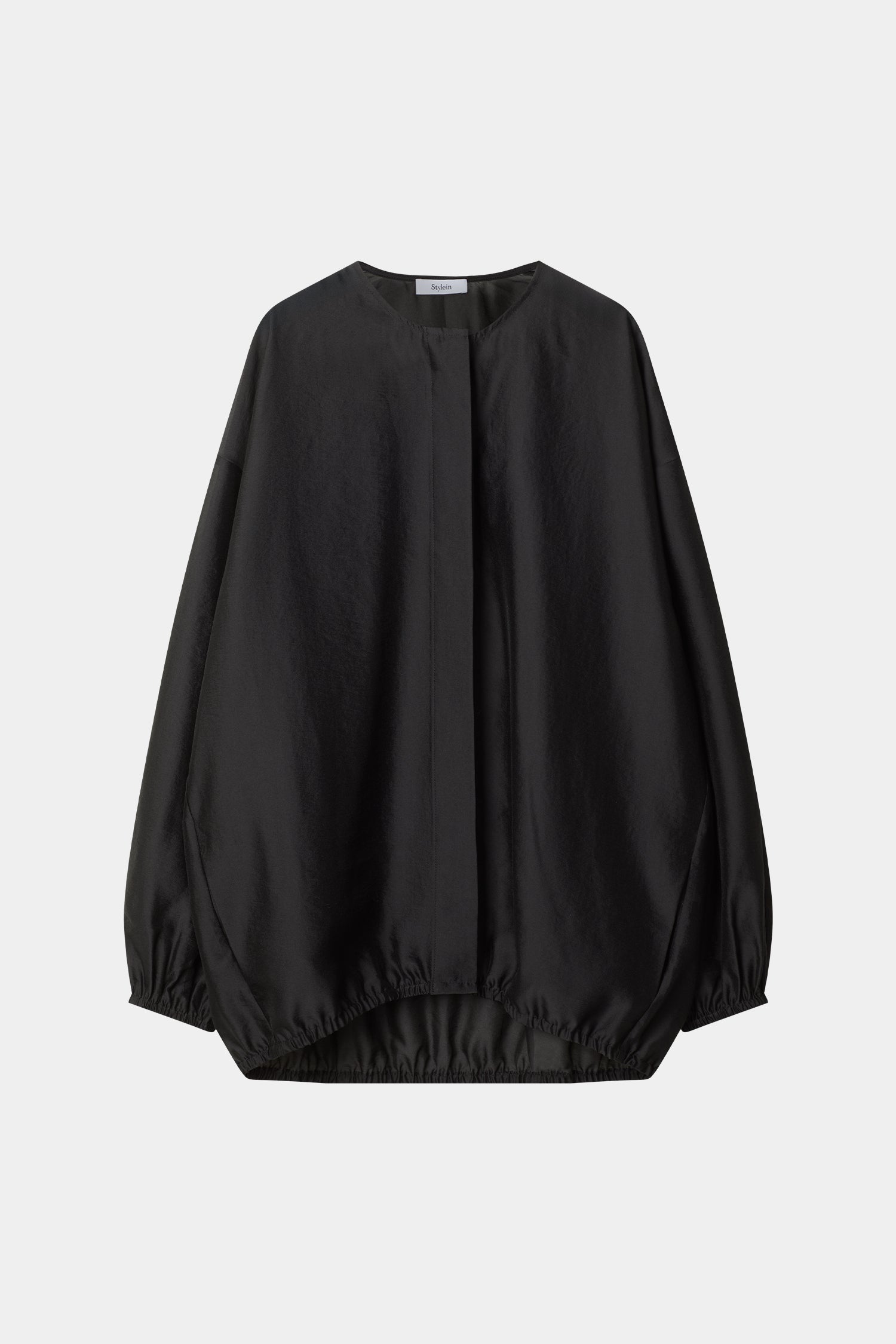 Blyss transparent blouse black stylein packshot