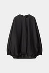 Blyss transparent blouse black stylein packshot