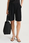 Bore shorts suit black stylein model image front close