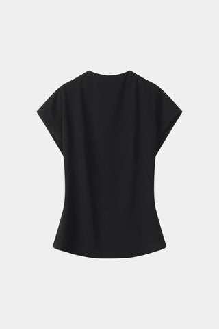 Borno short sleeve top black stylein packshot