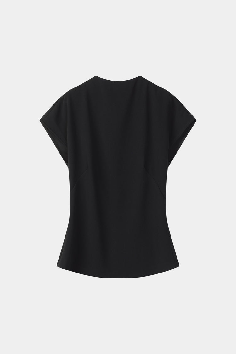 Borno short sleeve top black stylein packshot