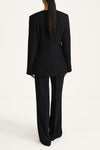 Bova black blazer stylein model image back