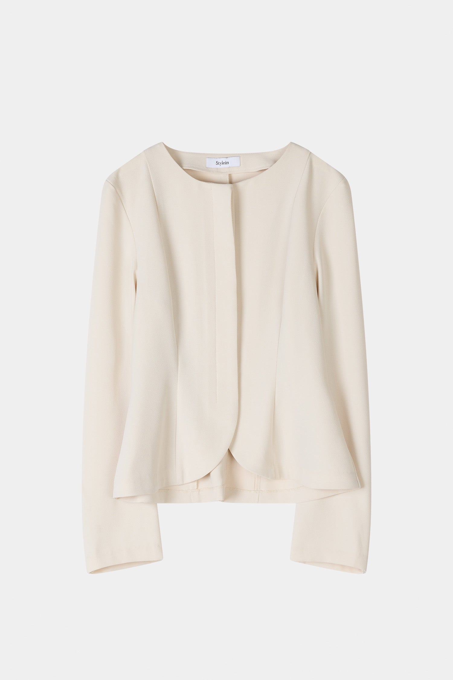 Brienne blouse ivory stylein long sleeve packshot