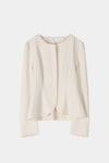 Brienne blouse ivory stylein long sleeve packshot