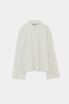 Cream v neck top stylein Janelle packshot