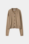 Halina cardigan merino wool oat stylein packshot