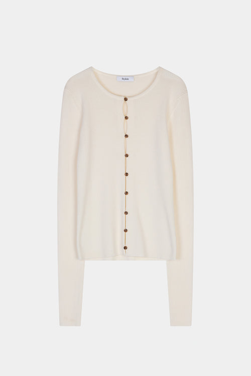 Hamani cardigan cream stylein packshot