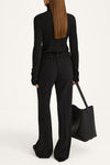 Helea polo sweater black stylein model image back