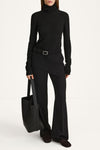 Helea polo sweater black stylein model image front