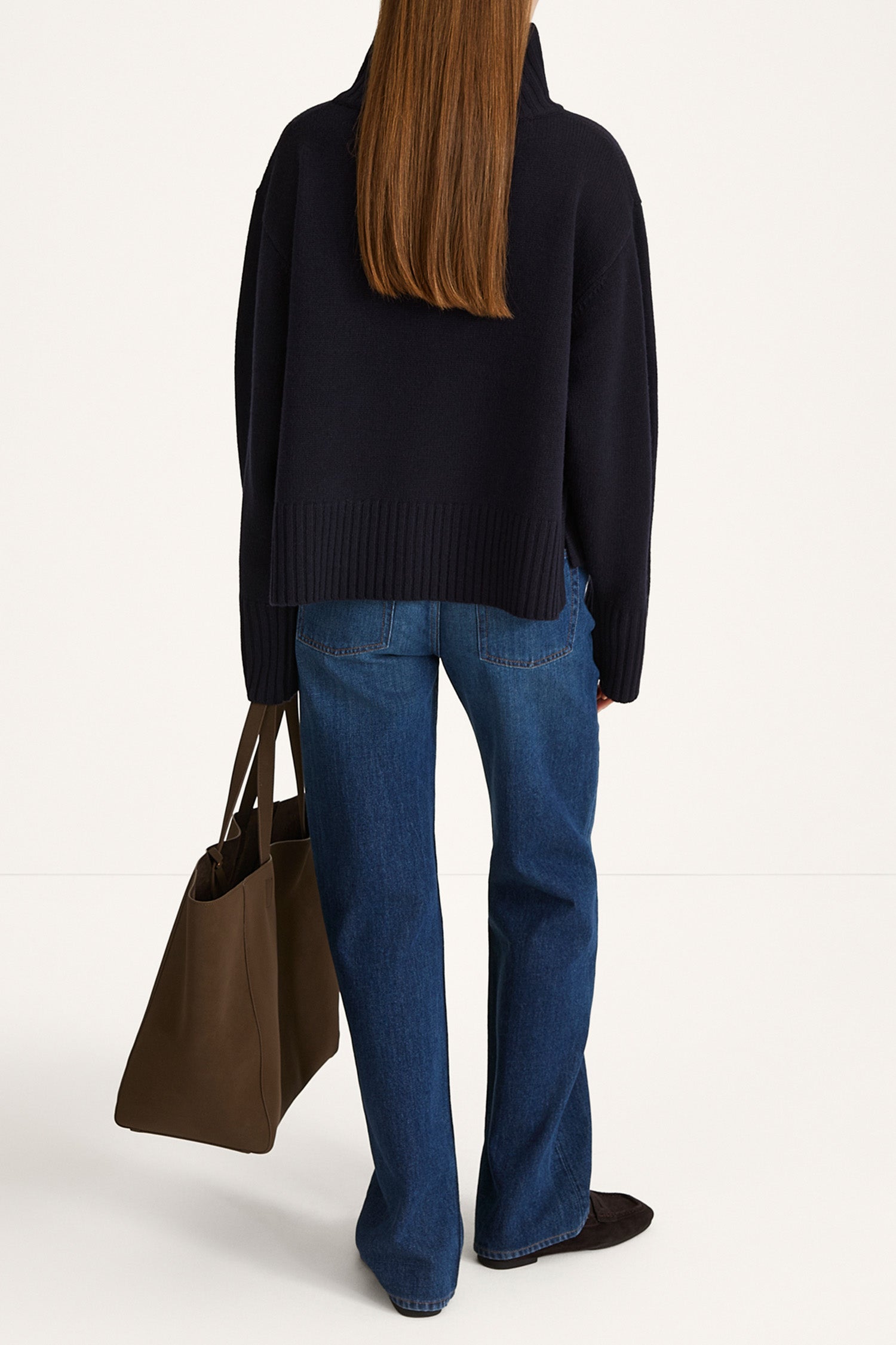 Hilary polo sweater midnight stylein back