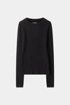 Hollin sweater cable knit merino wool black stylein packshot