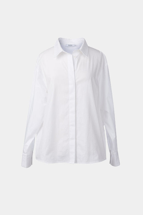 Jackie shirt boxy silhouette white stylein packshot