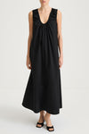 Jaisie long dress black stylein model image front
