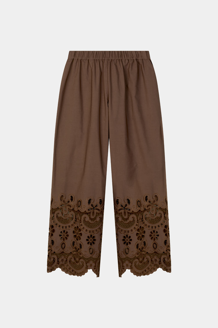 JAMIE TROUSERS - COFFEE