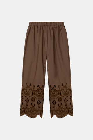 JAMIE TROUSERS - COFFEE