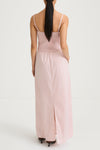 Jamila long maxi dress off pink stylein model image back