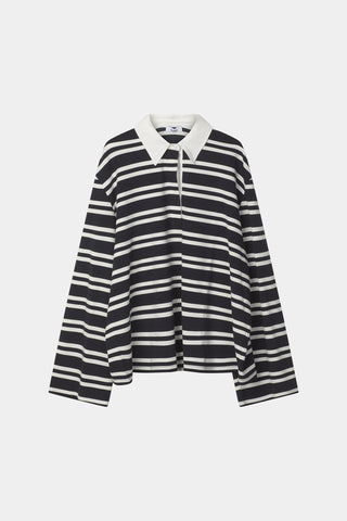 JANELLE TOP - MIDNIGHT/CREAM