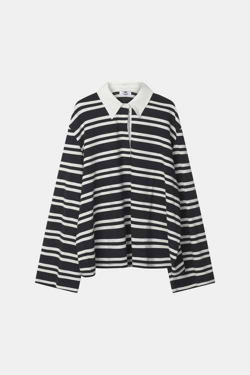 JANELLE TOP - MIDNIGHT/CREAM