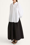 Jansell cotton shirt white stylein model image side