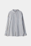 Jansell shirt taupe stripe stylein packshot