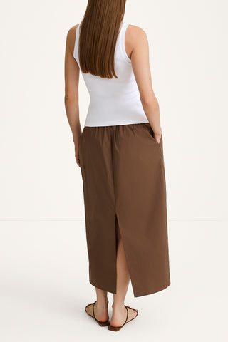 Jase tank top white stylein model image back