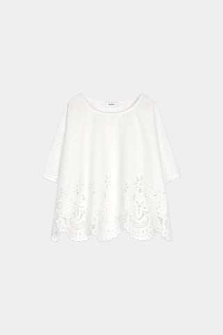 Jassira embroidery blouse white stylein packshot