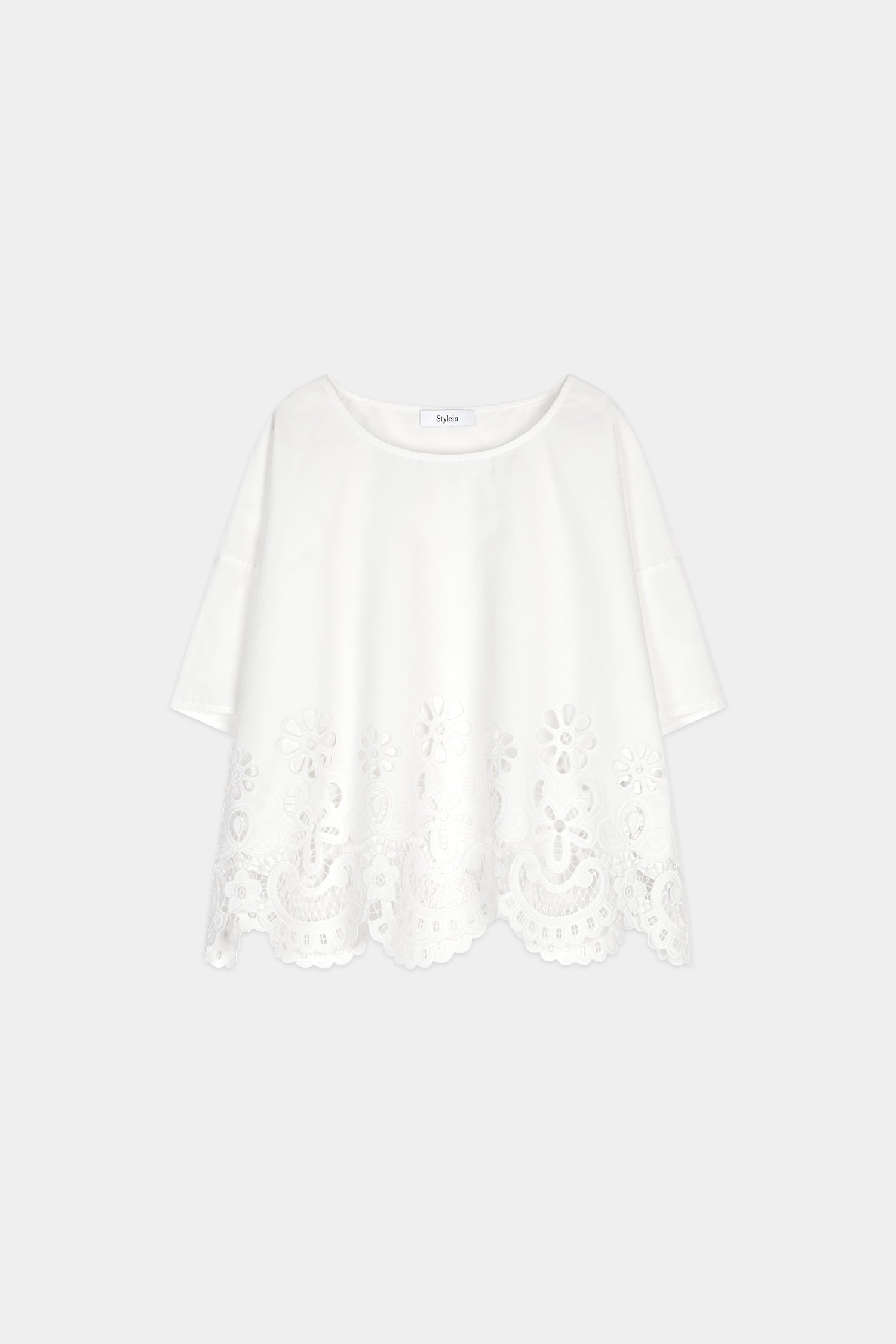 Jassira embroidery blouse white stylein packshot
