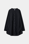 jazara high collar shirt oversized black stylein packshot