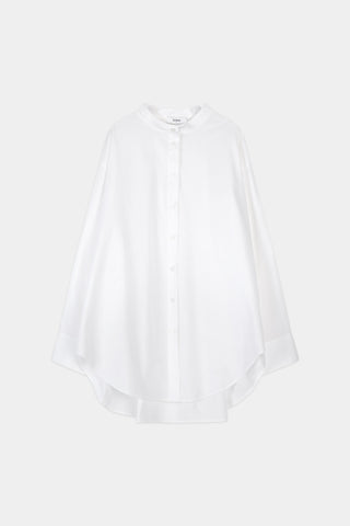 White high collar shirt stylein jazlyn front packshot