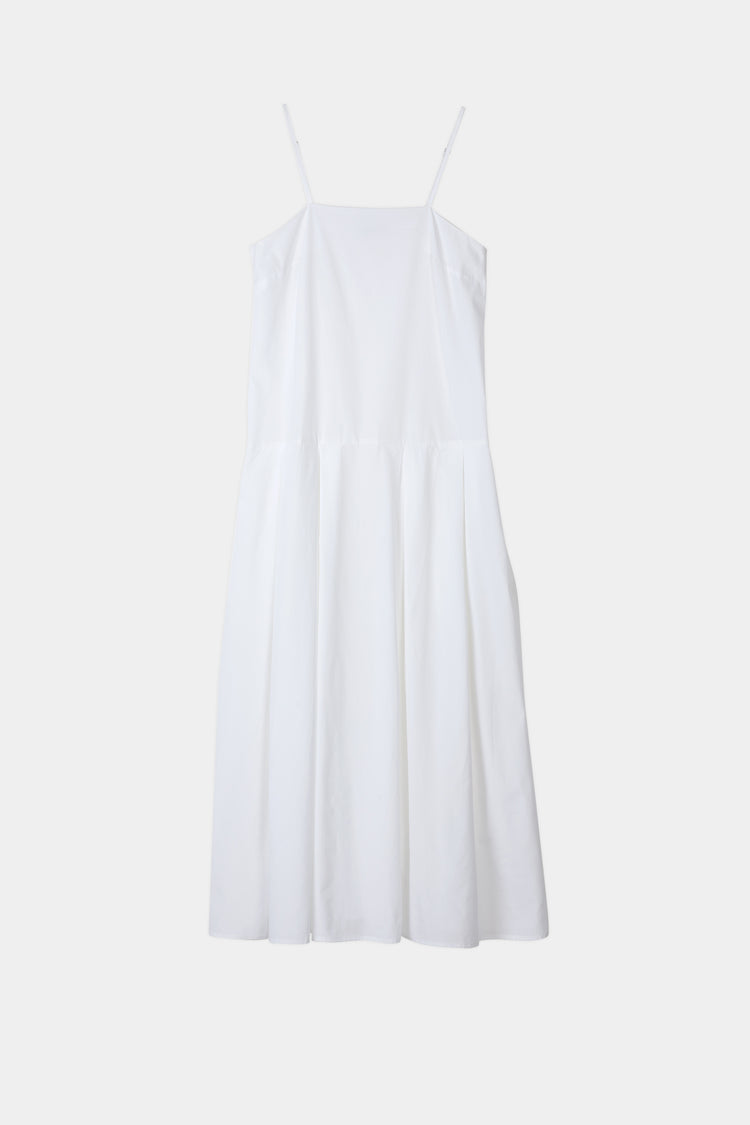Jelena dress loose slip dress straps square neckline white stylein packshot