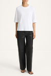 white oversized t-shirt stylein jemmy front