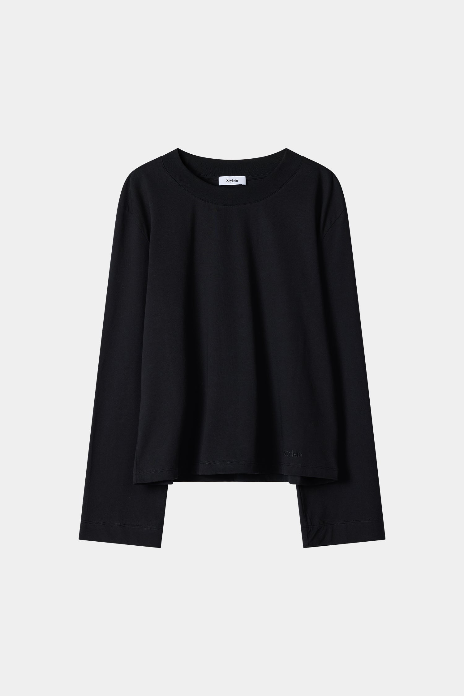 black long sleeve top stylein jemmy