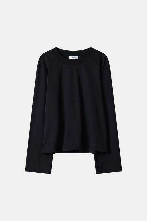 black long sleeve top stylein jemmy