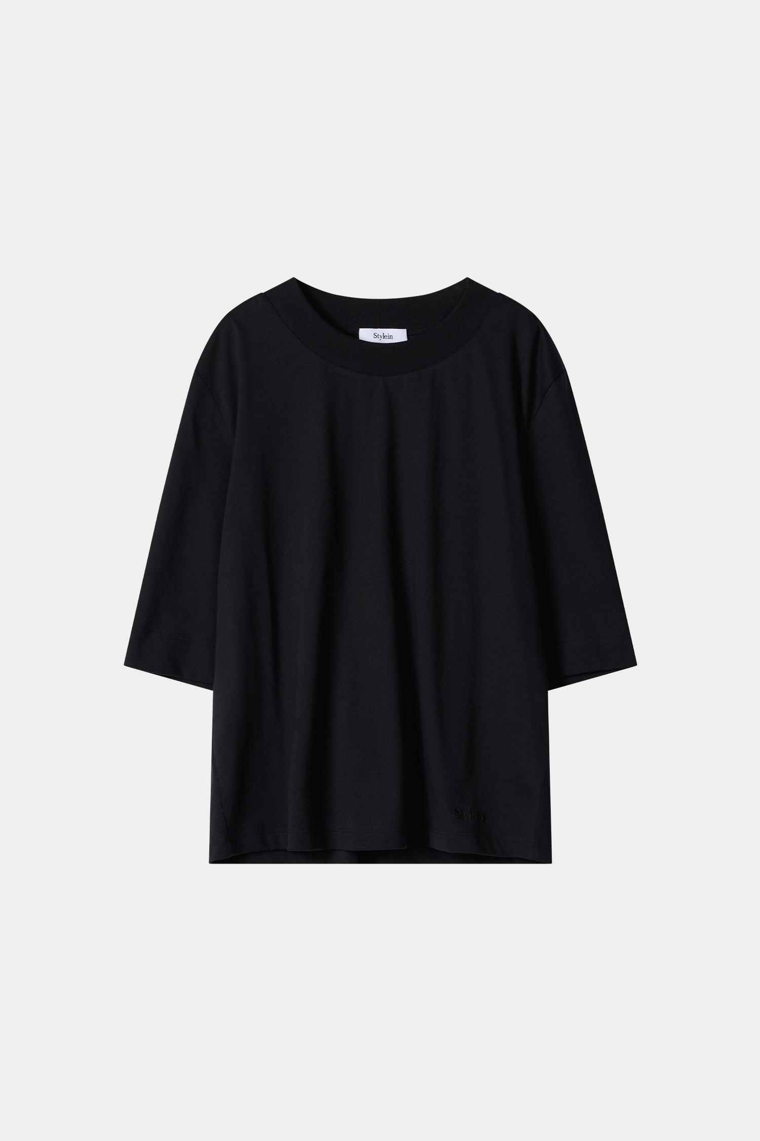 Blacsk cotton t-shirt stylein Jemmy
