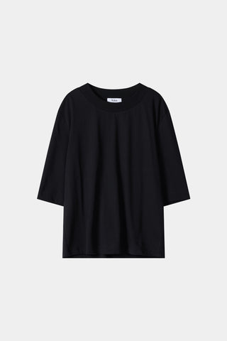 Blacsk cotton t-shirt stylein Jemmy